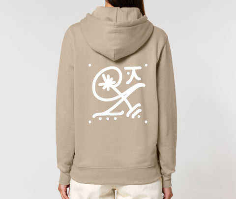 Räglan Kapuzensweatshirts Butterfly Hoodie Desert Dust