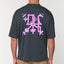 Räglan T-Shirts Kurzarm Kokon 2 / XXS Butterfly Oversized T-shirt Grau