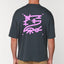 Räglan T-Shirts Kurzarm Kokon 3 / XXS Butterfly Oversized T-shirt Grau