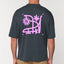 Räglan T-Shirts Kurzarm Kokon 4 / XXS Butterfly Oversized T-shirt Grau