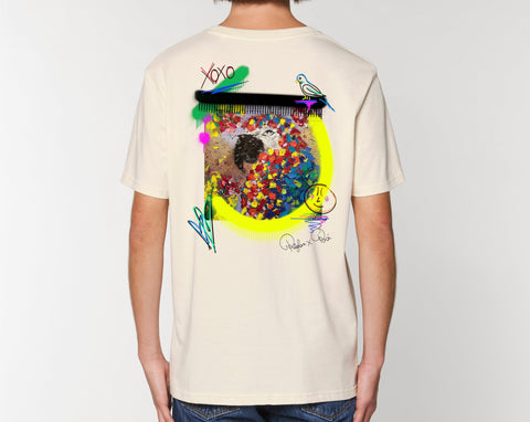 Räglan T-Shirts Kurzarm Naturalraw / XXS Turtle Love T-Shirt "Parrot"