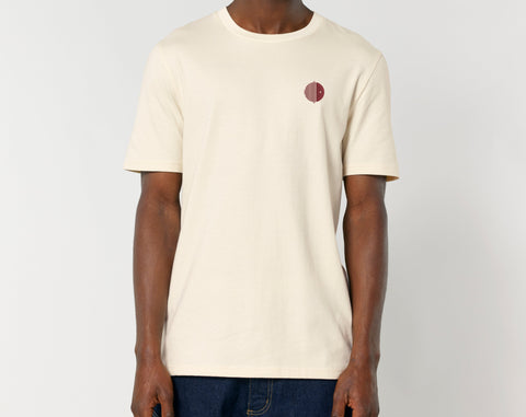 Räglan T-Shirts und Longsleeves Dunkelrot / XXS Natural Raw T-Shirt mit Logo Stick