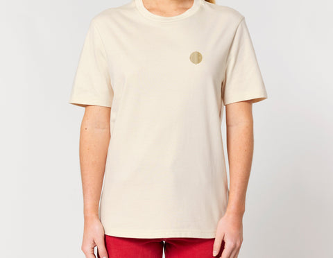 Räglan T-Shirts und Longsleeves Natural Raw T-Shirt mit Logo Stick
