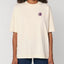 Räglan T-Shirts und Longsleeves Purple / XXS Oversized T-shirt Natural Raw mit Logo Stick