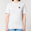 Räglan T-Shirts und Longsleeves Schwarz / XXS Weißes T-shirt mit Logo Stick