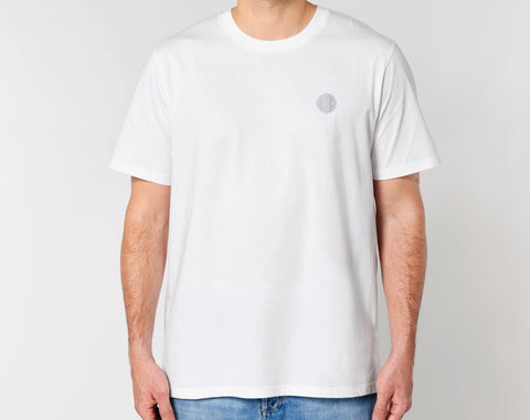 Räglan T-Shirts und Longsleeves Weißes T-shirt mit Logo Stick